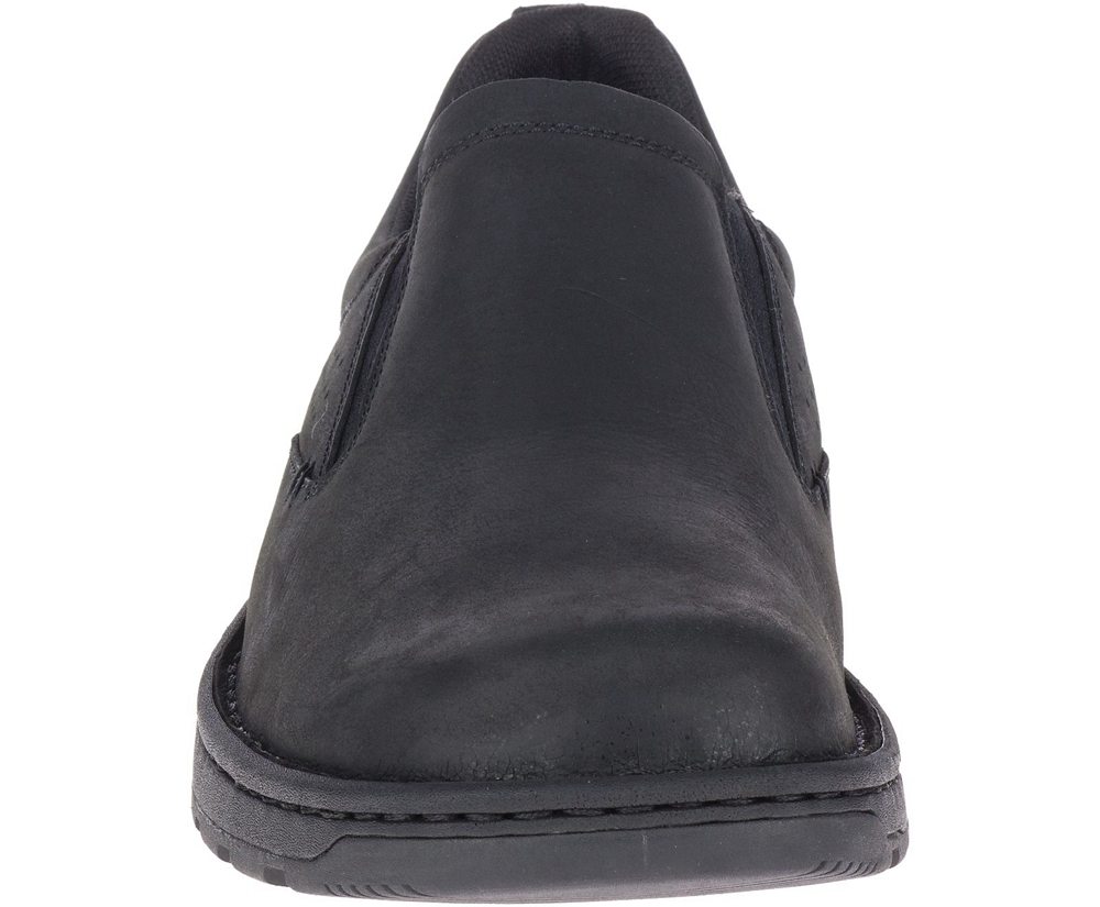 Merrell Slip Ons Black - World Legend 2 Moc Wide Width - Mens 75QMRPYZF